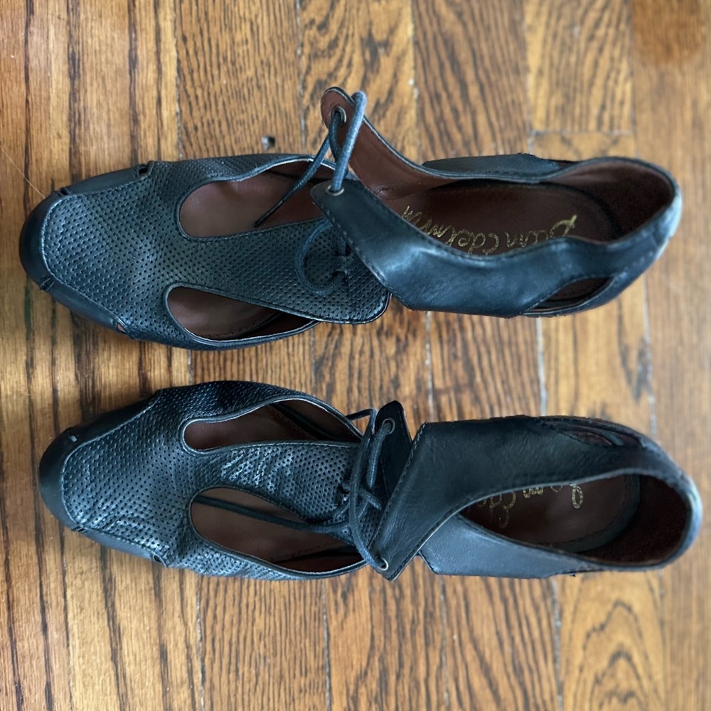 Sam Edelman Size 8 Woman Black Leather Shoes